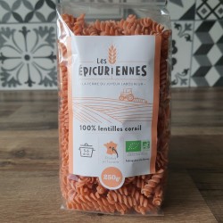 Épicuriennes lentilles corail bio Touraine