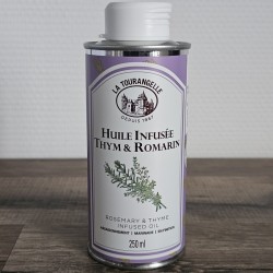 huile infusée thym et romarin, La Tourangelle, Val de Loire