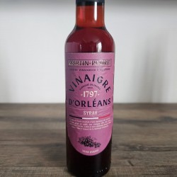vinaigre de vin Syrah Français, méthode Orléanaise