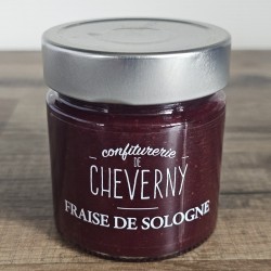 confiture bio de fraises de Sologne, domaine de Cheverny, pots de 280g