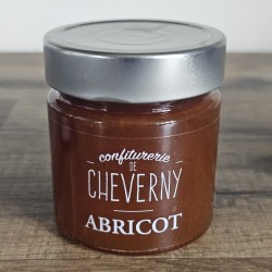 confiture abricot, au sucre de canne, pot de 280g, fabrication artisanale.