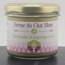 Tartinade d'asperges vertes artisanale, délice végétal du terroir.