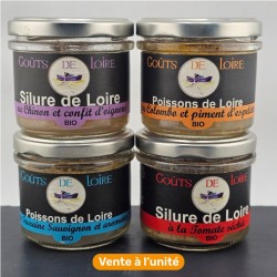 Gamme de rillettes de poissons sauvage, fabrication artisanale vente à l'unité