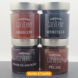 Gamme de confitures bio artisanales de Cheverny Domaine La Porte Dorée - vente à l'unité