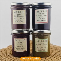 Gamme de confitures extra artisanales Saveurs Authentiques à Chinon - vente à l'unité