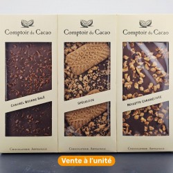 Tablettes chocolat au lait ( 3 recettes au choix ) - Vendu à l'unité