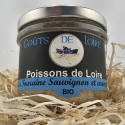 Terrine de poissons de Loire au Touraine Sauvignon et aromates Bio artisanale