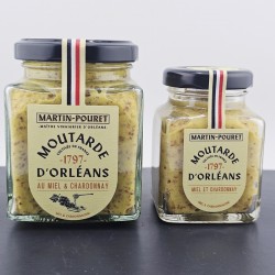 Moutarde d'Orléans au miel et Chardonnay Martin Pouret