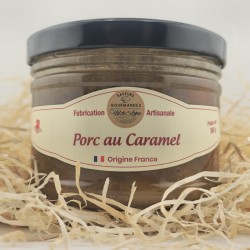 Porc Roi Rose de Touraine au caramel, plat cuisiné par Patrick Bourreau