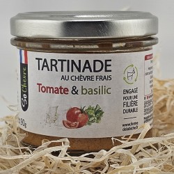Tartinade artisanale tomate et basilic