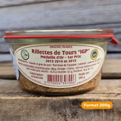 Rillettes de Tours IGP médaillées