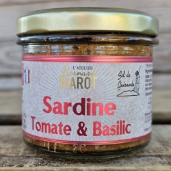 Tartinable Sardine Tomate Basilic Marot