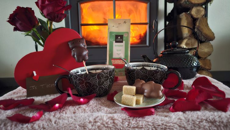 coffret gourmand duo thé bio et douceurs artisanales pour un moment de complicité