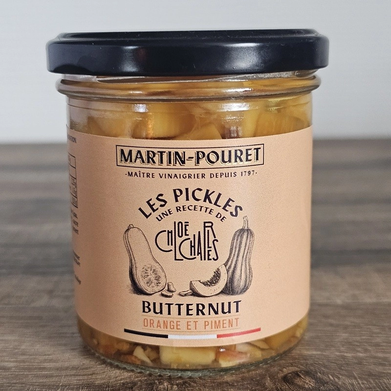 pickles butternut orange piment, recette Chloé Charles