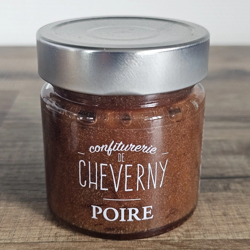 confiture bio de Cheverny, poires, sucre de canne