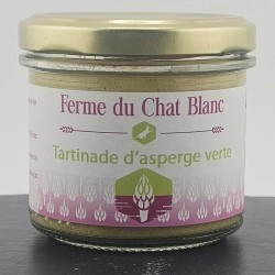 Tartinade d'asperges vertes artisanale, délice végétal du terroir.