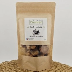 Sablés Rochers Noisette artisanaux, faits main en Touraine ( sachet 100g ).