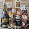 Coffret gourmand avec Crémant de Loire, foie gras entier et 11 spécialités de Touraine