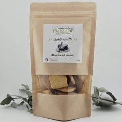 Sablés Vanille pur beurre, faits main en Touraine ( sachet de 100g )