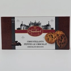 Croustillants chocolat noir intense Biscuiterie de Chambord - 40g