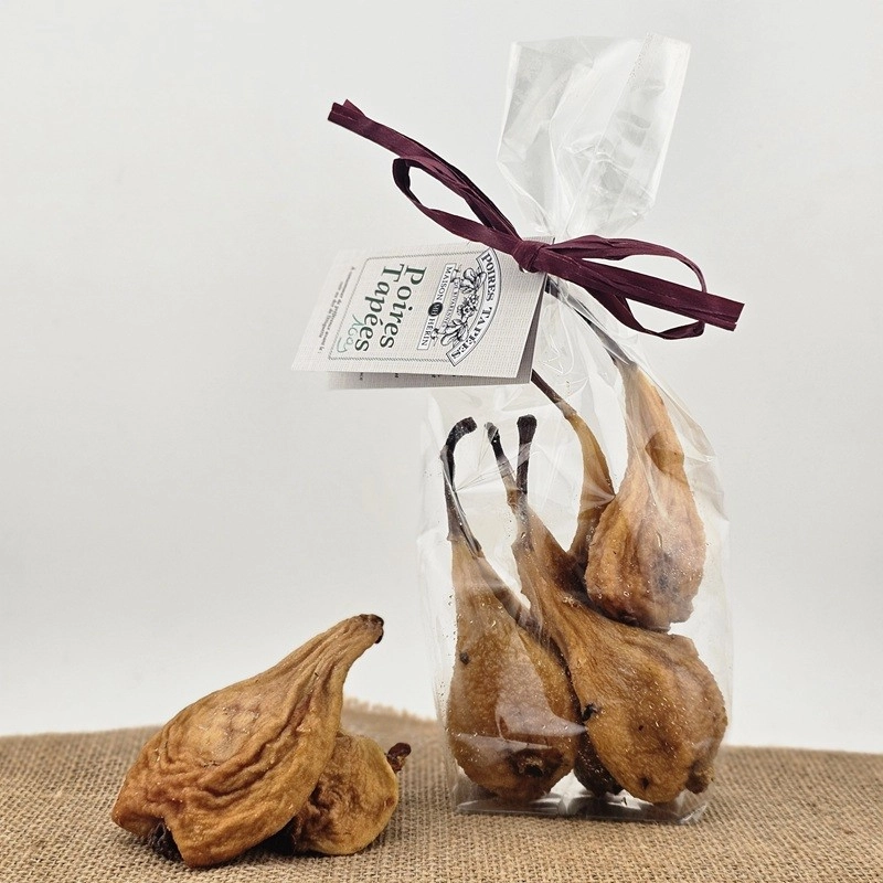 Poires tapées de Rivarennes, sachet 100g à réhydrater, artisanat Maison Hérin