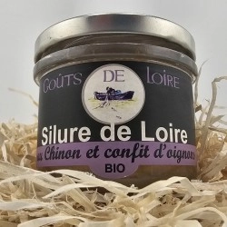Rillettes artisanales de Silure au Chinon et oignons Bio Goûts de Loire
