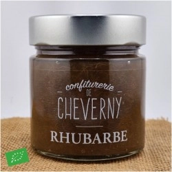 Confiture de rhubarbe Bio et Extra 280g -  Artisanat Val de Loire