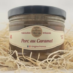 Porc Roi Rose de Touraine au caramel, plat cuisiné par Patrick Bourreau