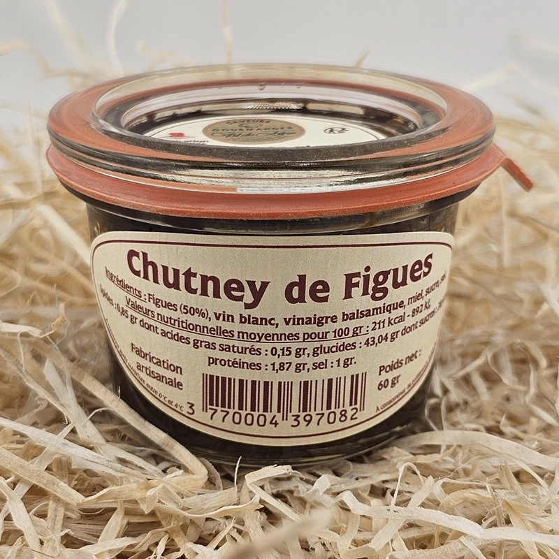 chutney de figues, fabrication artisanale, Val de Loire