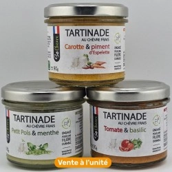 Tartinade légumes chèvre frais unité