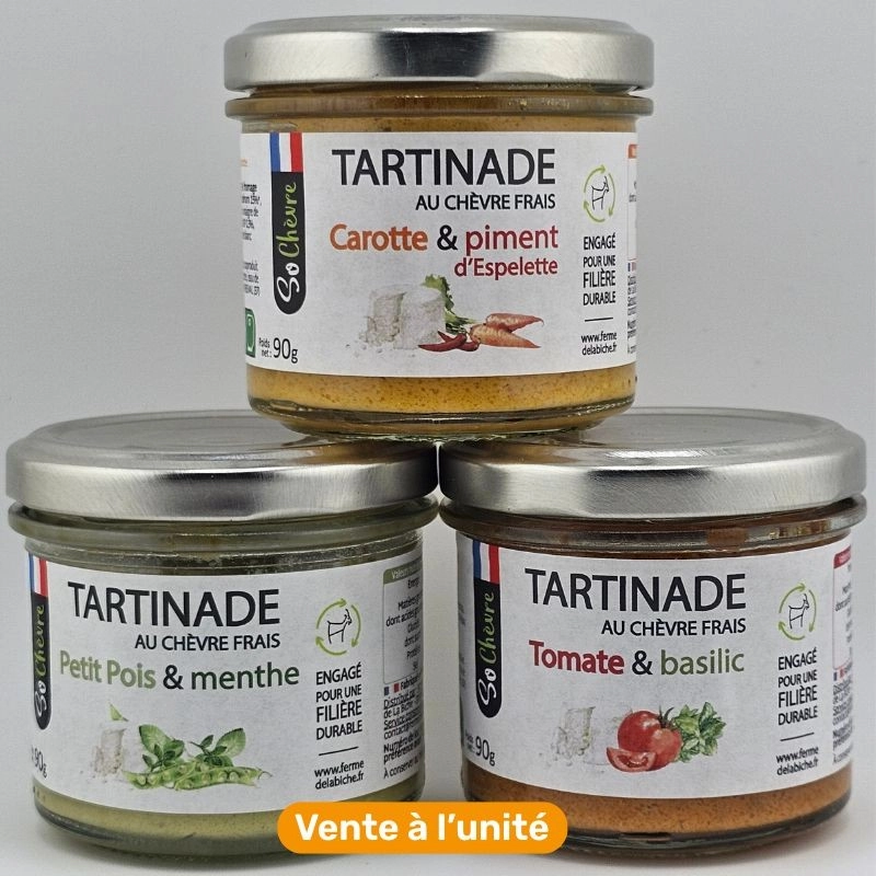 Tartinade légumes chèvre frais unité