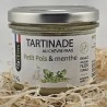 Tartinade petit pois menthe chèvre