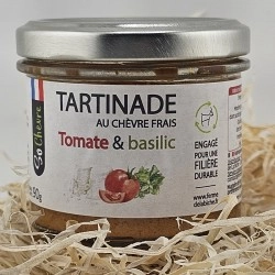 Tartinade artisanale tomate et basilic