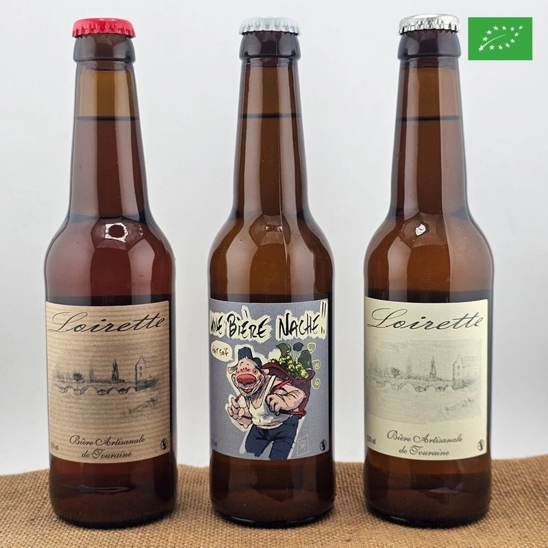 Coffret trio bières bio Touraine