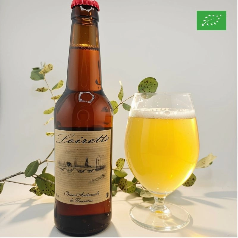 Bière ambrée bio La Loirette
