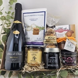Panier cadeau gourmand Vouvray Touraine