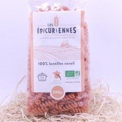 Épicuriennes lentilles corail bio Touraine