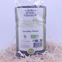 Lentilles vertes bio Touraine ferme