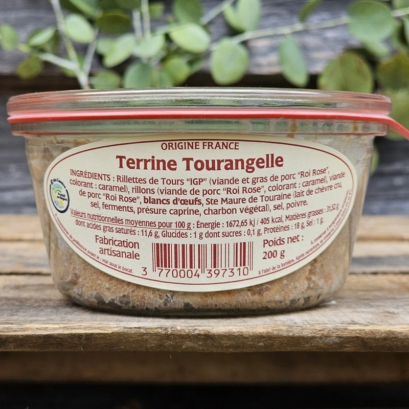 Terrine Tourangelle porc Roi Rose