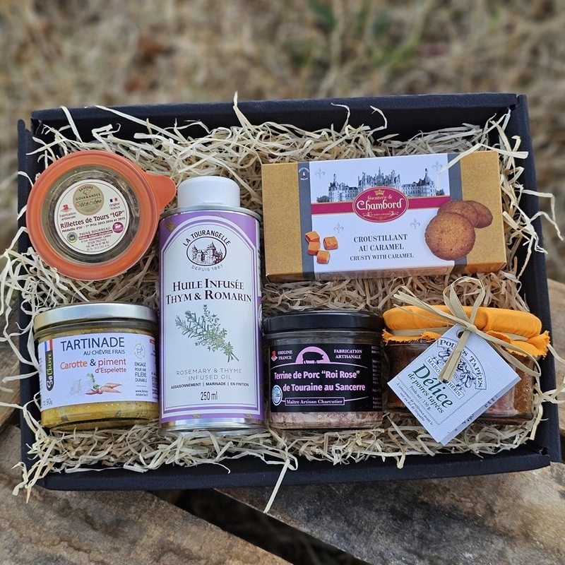 Corbeille cadeau salée sucrée Touraine