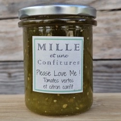 Confiture tomates vertes citron confit