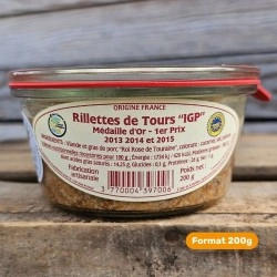 Rillettes de Tours IGP médaillées