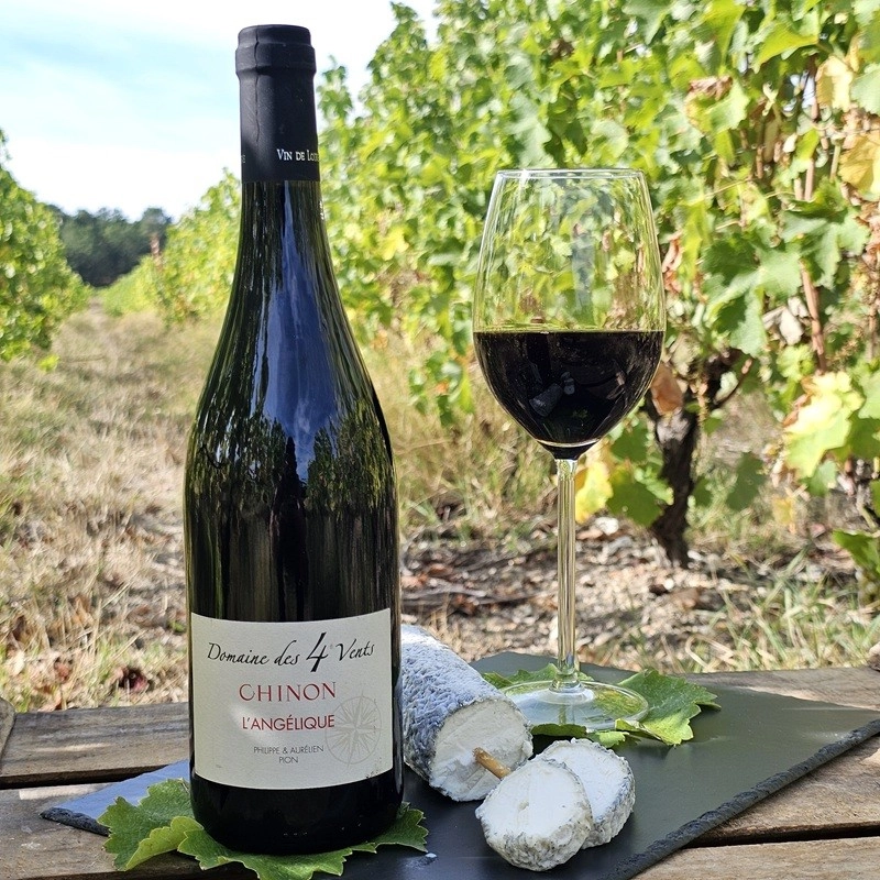 Vin rouge Chinon AOP 2025