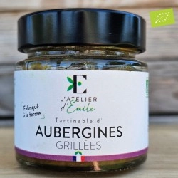 Tartinade bio de courgettes grillés