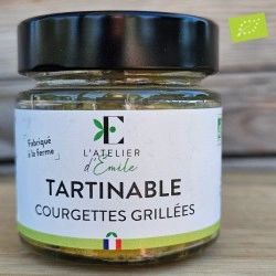 Tartinable bio de courgettes grillées