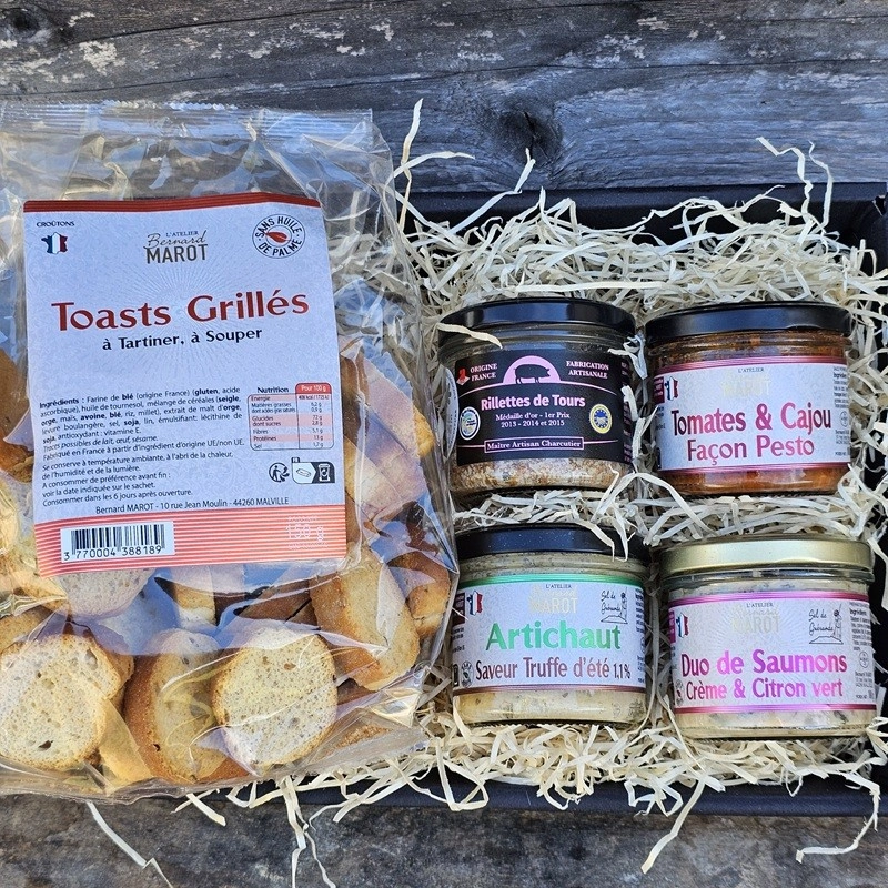 Coffret apéro rillettes tartinables terroir