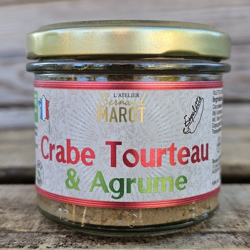 Tartinable Crabe Tourteau Agrume Marot